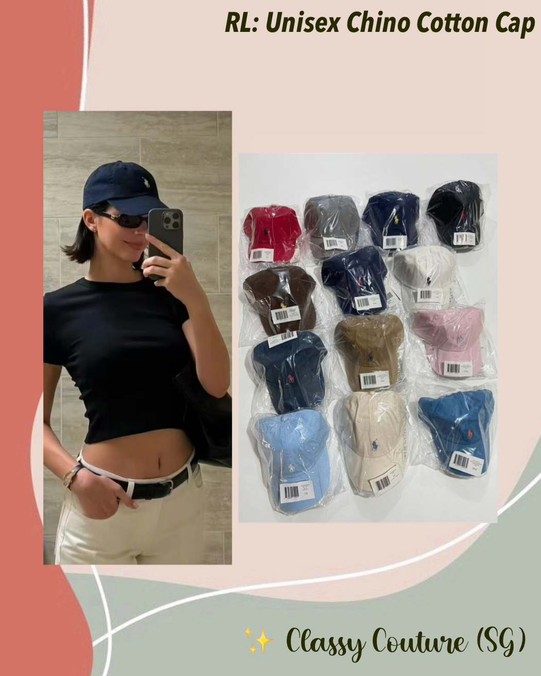 RL Chino Cotton Cap Hat