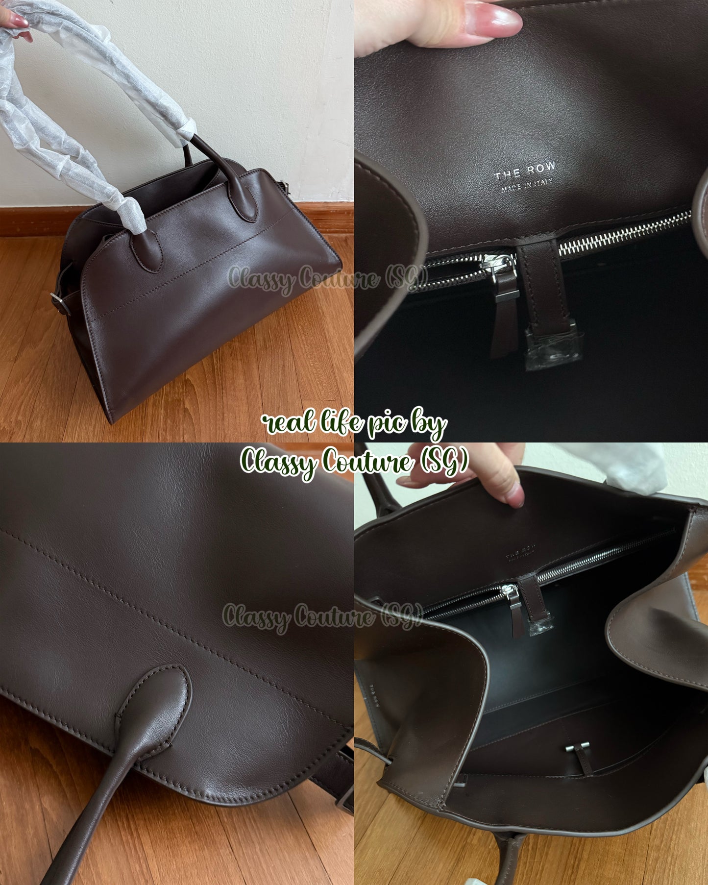 TR Soft Margaux Shoulder 12 Calfskin Leather Bag