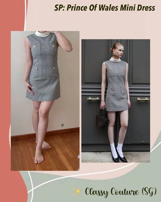 SP Prince of Wales Check Mini Dress