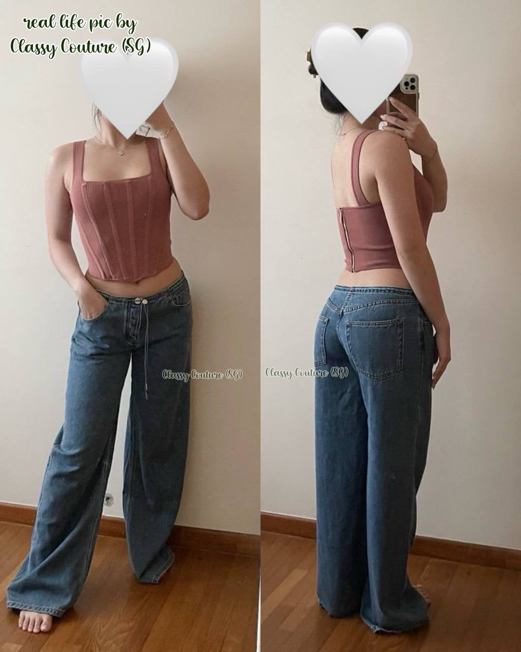 5 Colors! Cool Low-Rise Denim Cotton Jeans Pants
