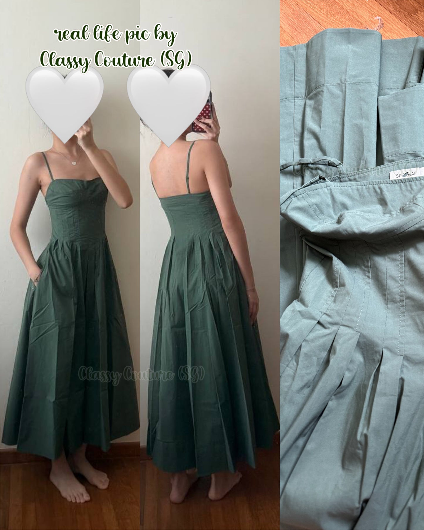 SALE! SK Kittiya Cotton-blend Midi Dress