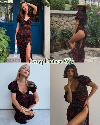 RB Magnolia Sheer Viscose Maxi Dress
