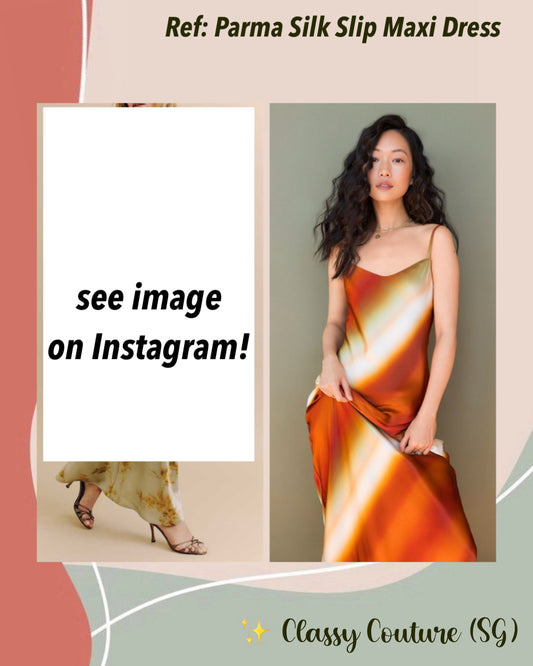 Ref Parma Silk Slip Maxi Dress