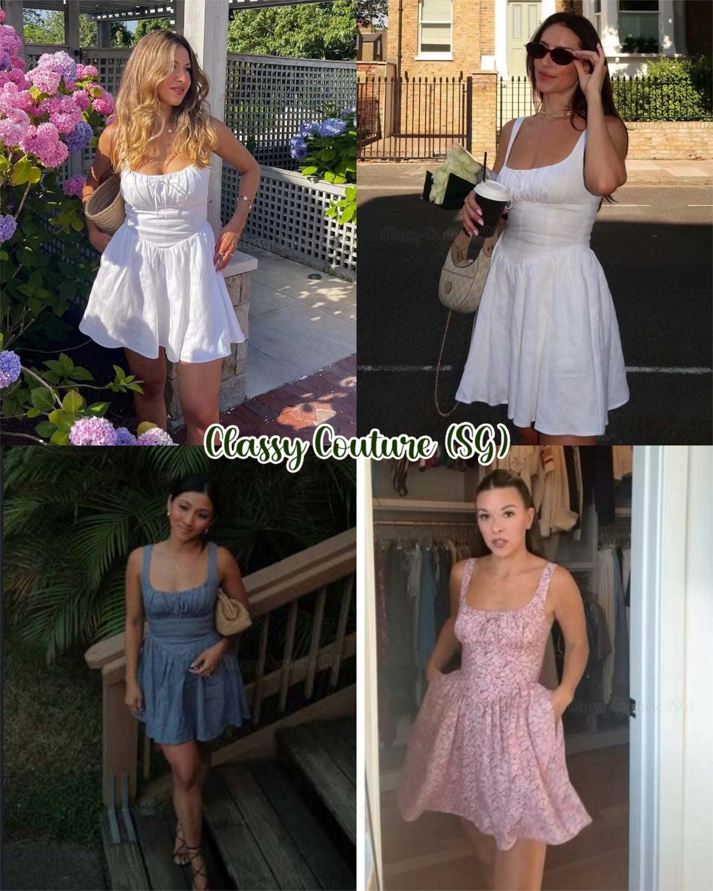 4 Colors! Ref Daria Linen Mini Dress