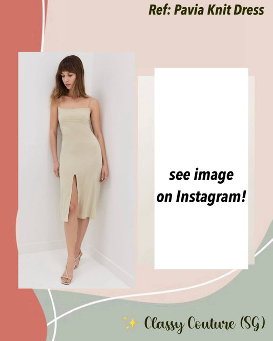 Ref Pavia Tencel Jersey Knit Bodycon Midi Dress in Dried Herbs