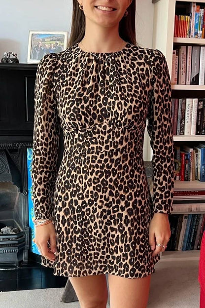 Ref Laken Viscose Long Sleeved Mini Dress