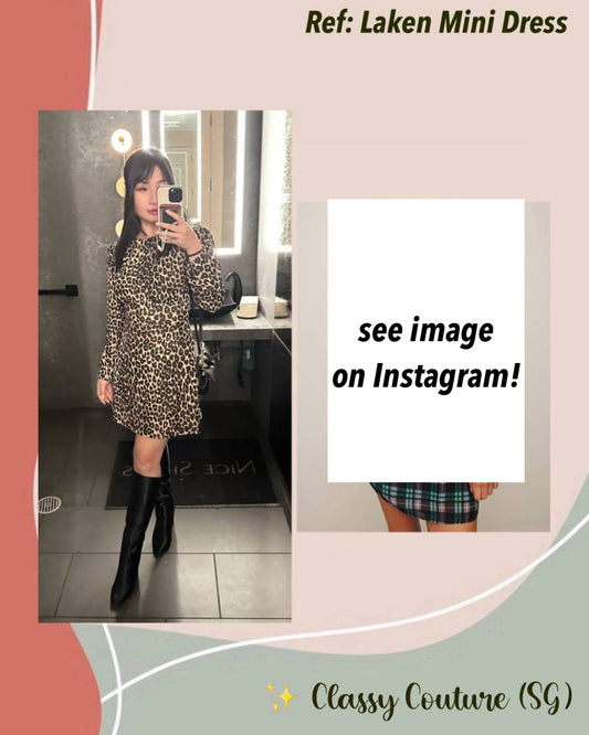 Ref Laken Viscose Long Sleeved Mini Dress