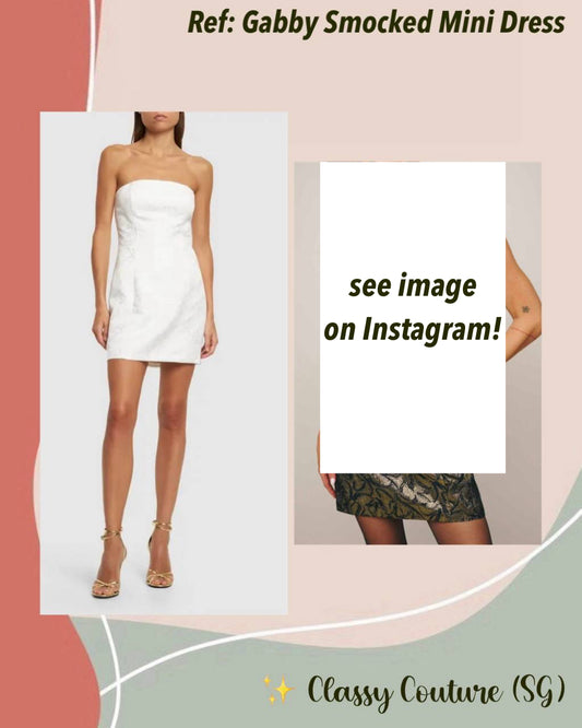 SALE! Ref Gabby Smocked Mini Dress