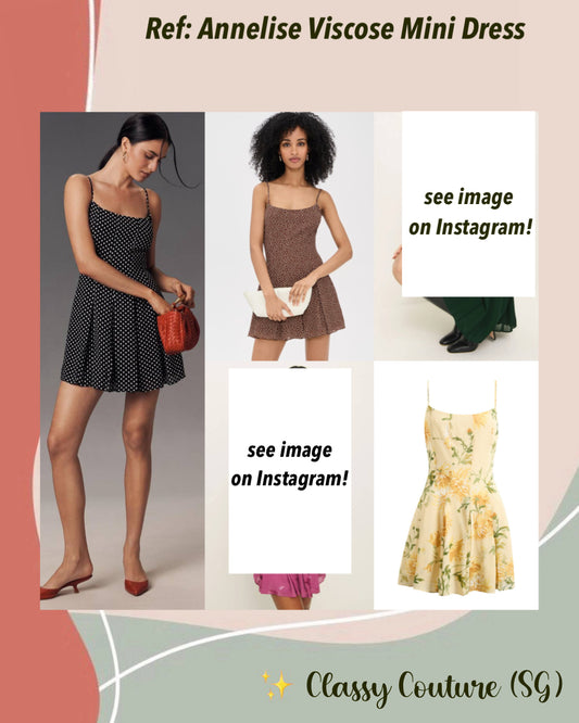 Ref Annelise Viscose Mini Dress