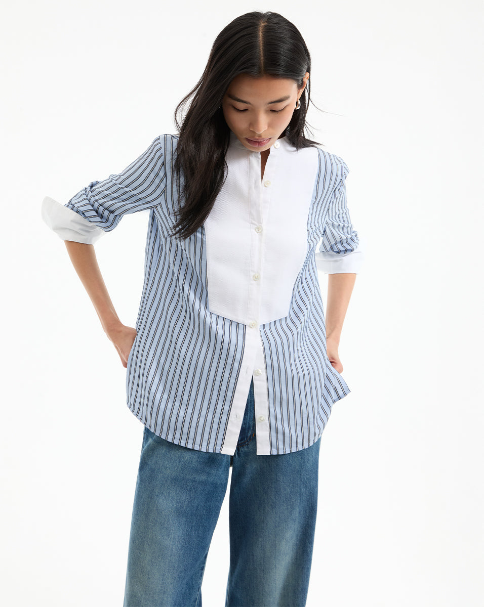 3 Colors! VB Naya Cotton-Blend Button Down Shirt