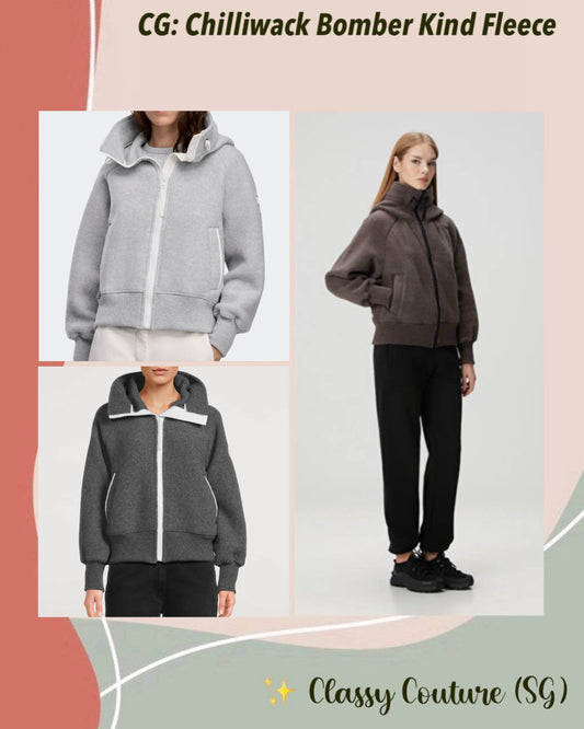 CG Chilliwack Kind Fleece Bomber Hoodie Jacket