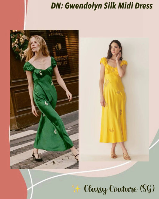 DN Gwendolyn Silk Midi Dress