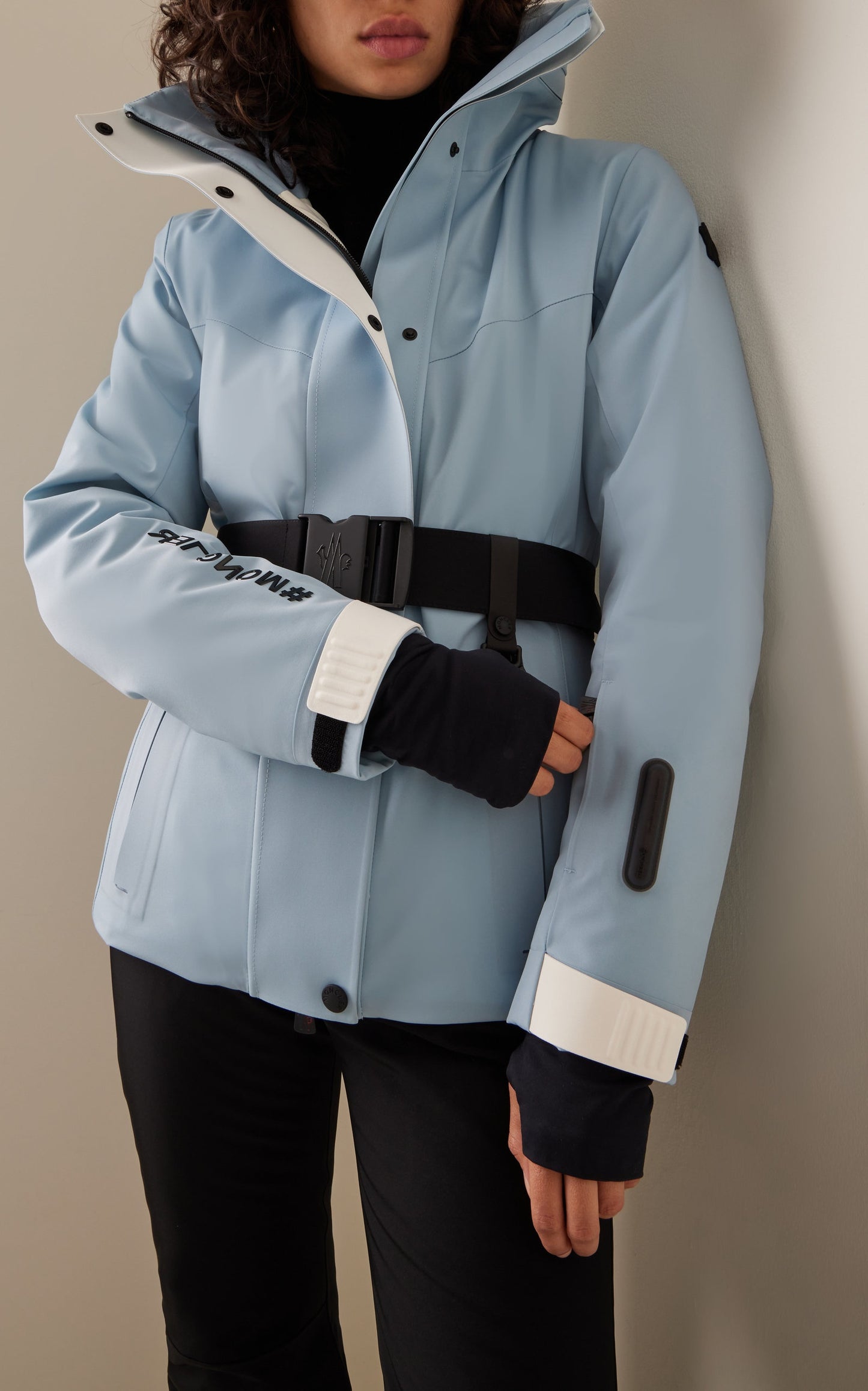 MC Hainet Belted Ski Jacket in Blue