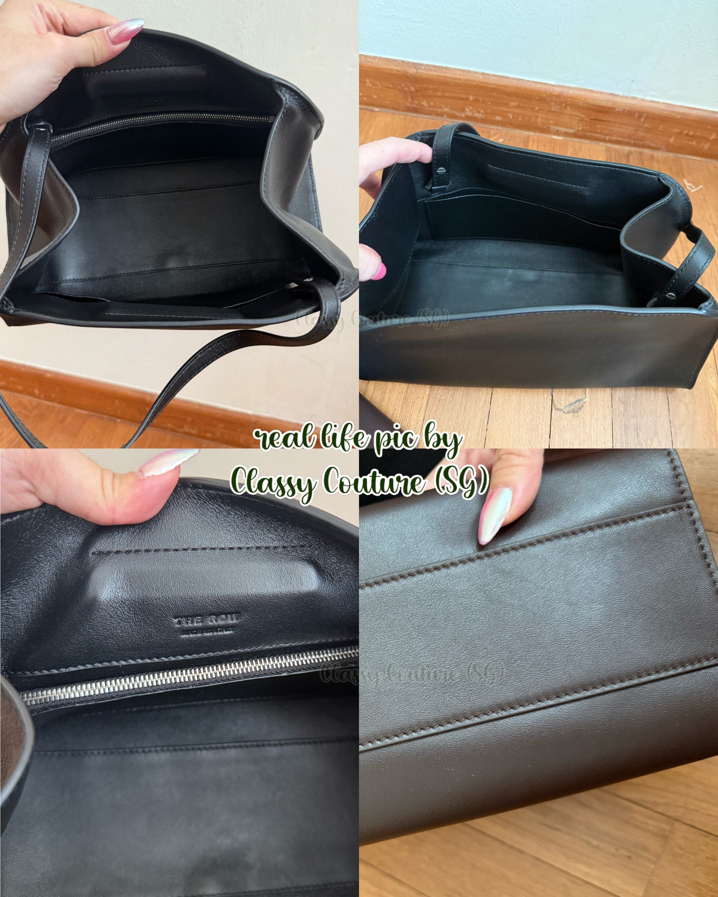 2 Colors! TR Peggy Clutch / Shoulder Bag in Polished Saddle Calfskin Leather