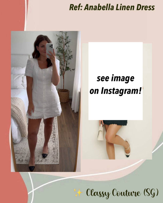 Ref Anabella Linen Mini Dress