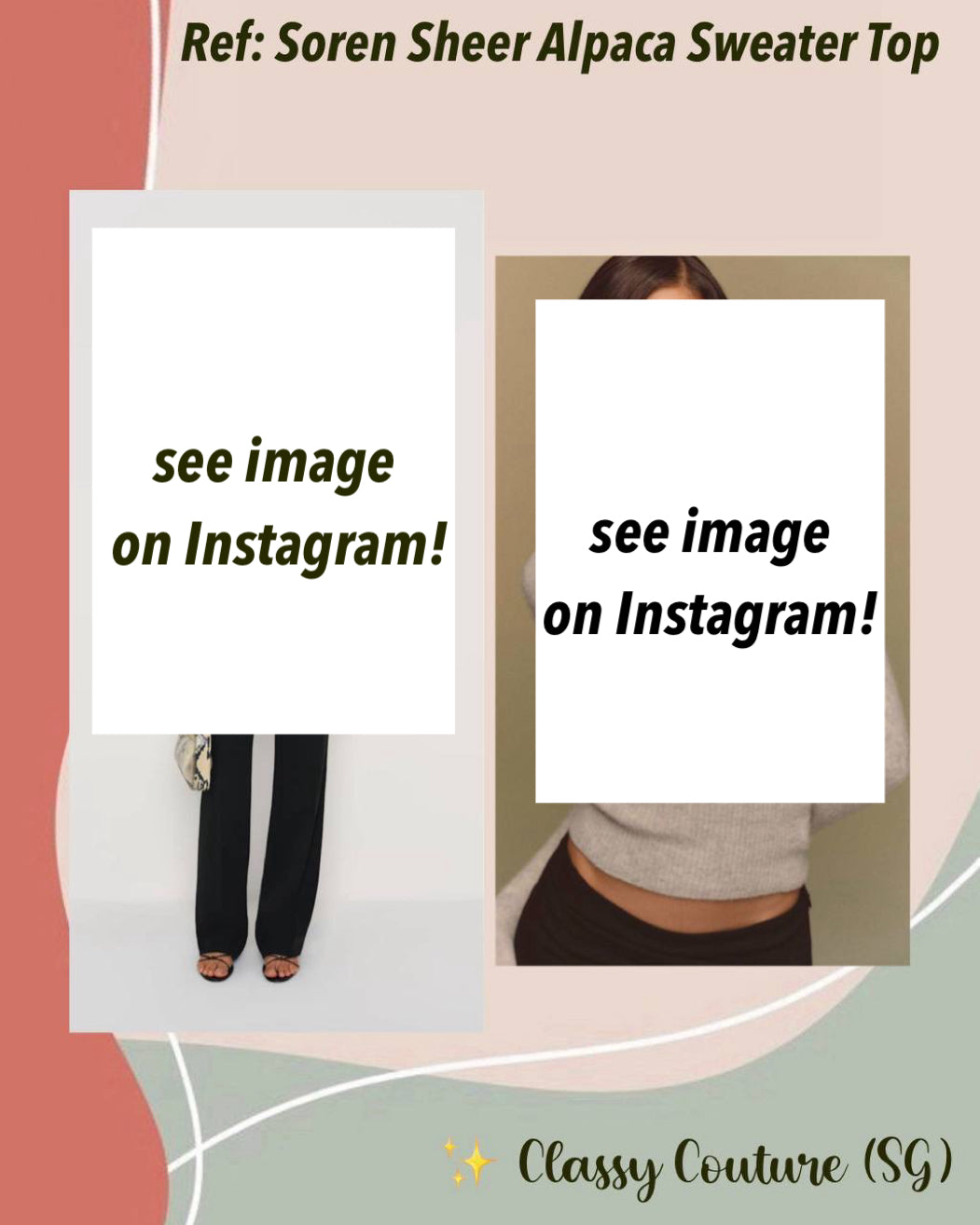 Ref Soren Sheer Alpaca Sweater Top