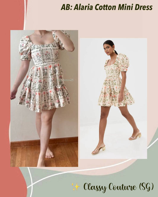 AB Alaria Oasis Cotton Mini Dress