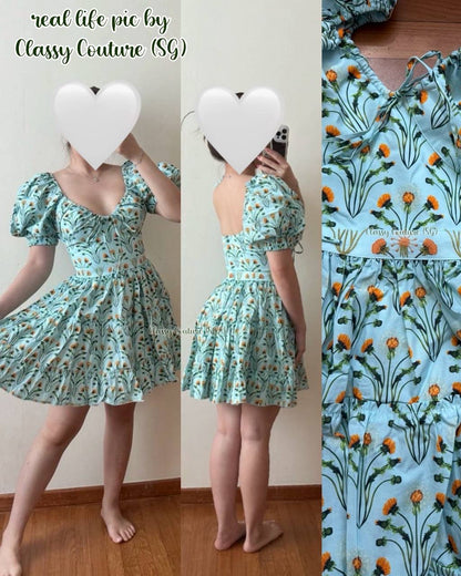 AB Manzanilla Diente De Leon Amanecer Cotton Mini Dress