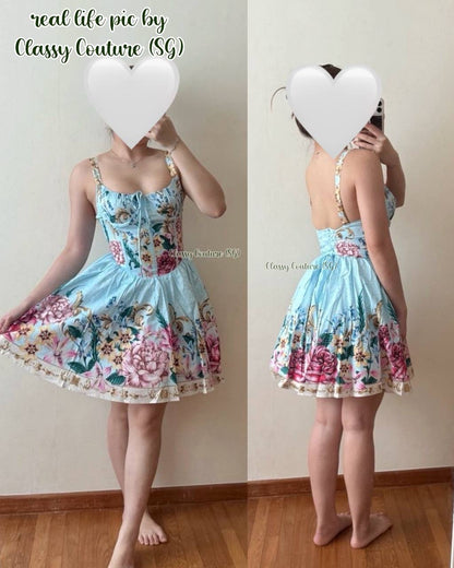 AB Riveria Radiance Spring Blush Cotton Mini Dress