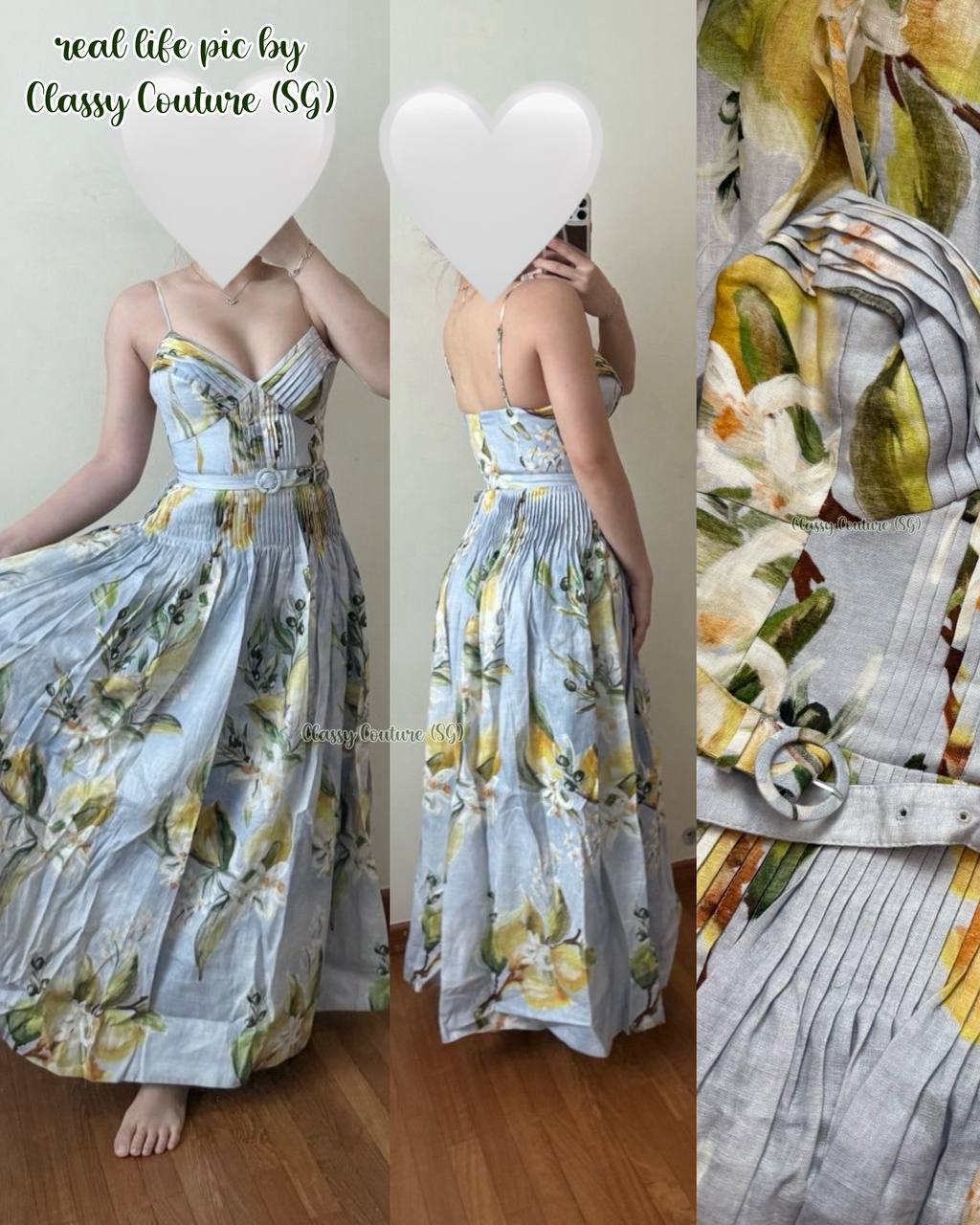 NC Mireille Linen-viscose Midi Dress