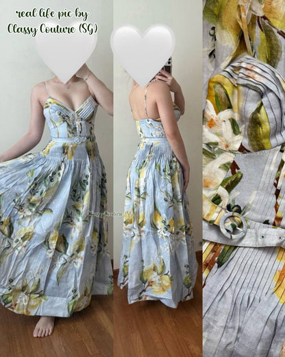 NC Mireille Linen-viscose Midi Dress