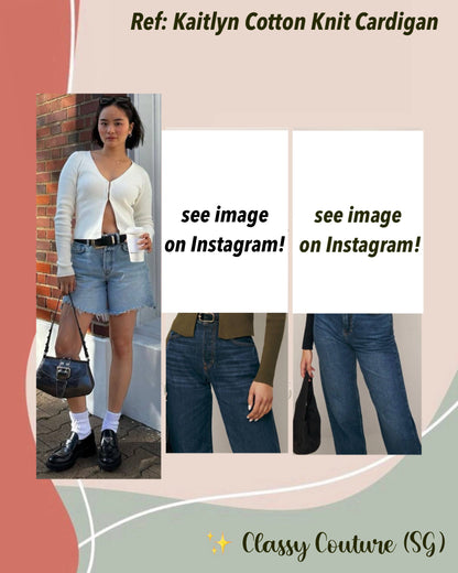 Ref Kaitlyn Cotton Knit Cardigan