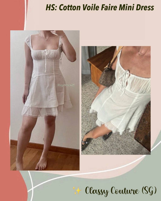 HS Voile Faire Cotton Mini Dress