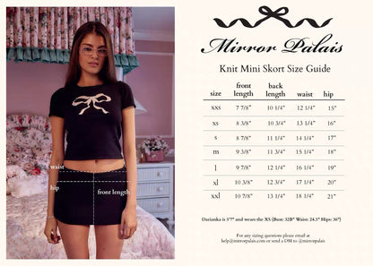 MP The Knit Halter Top | Mini Skort (Skirt w shorts) | Viscose-blend Set