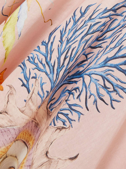 ALM Nereids Linen Midi Dress Sundress
