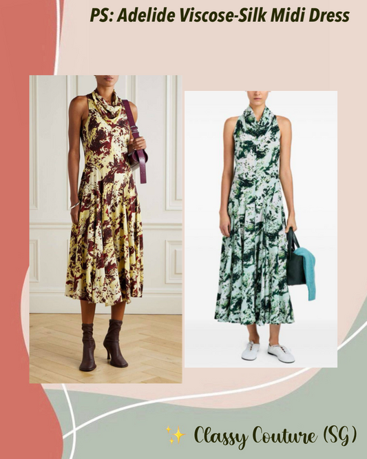 PS Adelide Viscose-Silk Midi Dress