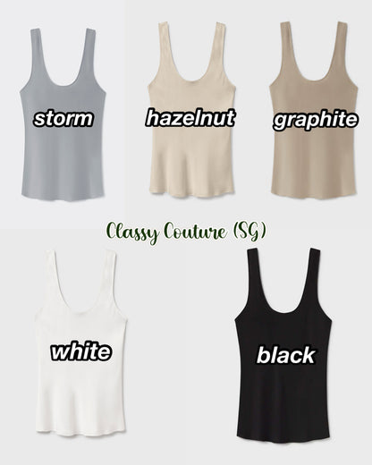 SALE! SL Silk Scoop Neck Tank Top