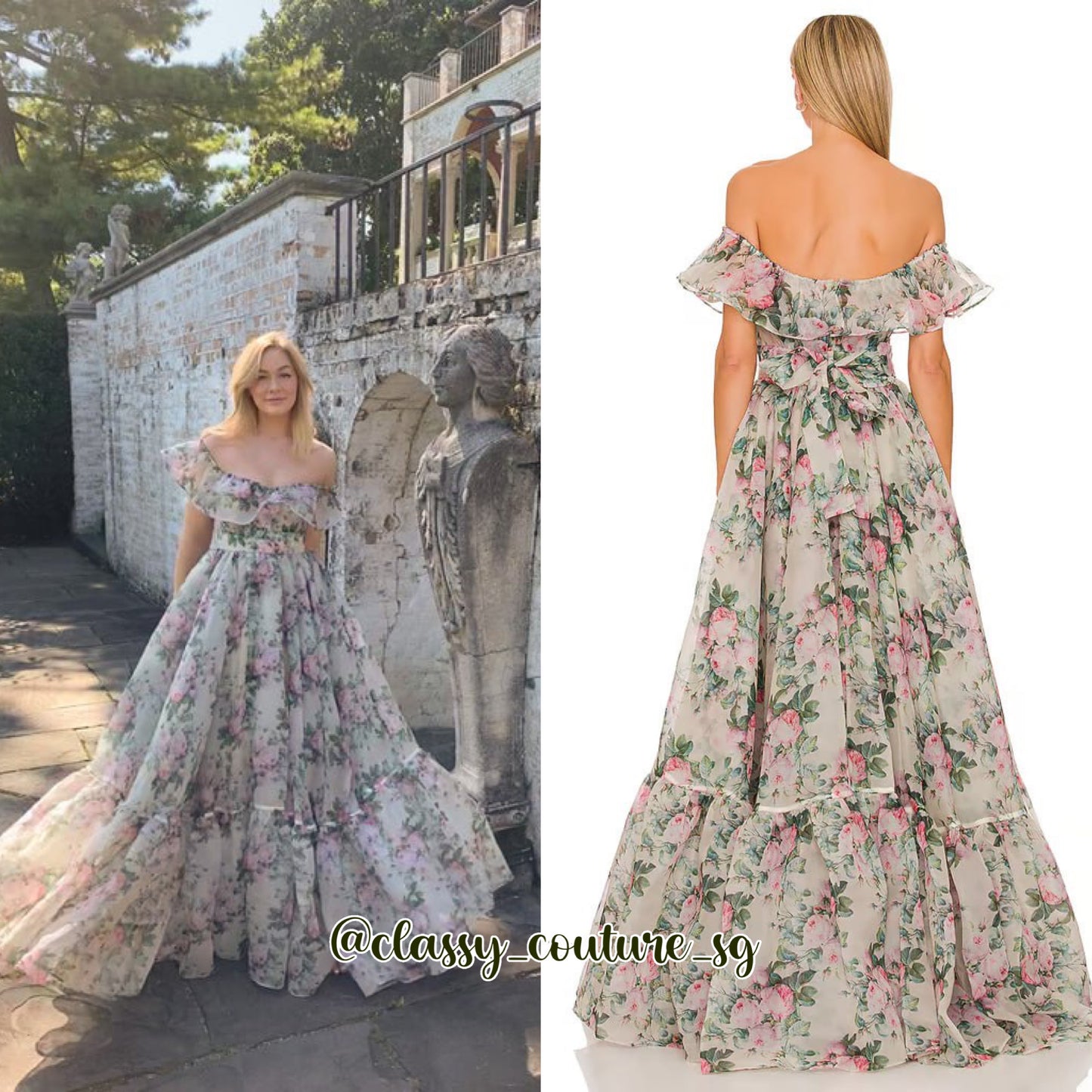 Sk x REVOLVE The Romance Novel Maxi Dress in Garden Roses