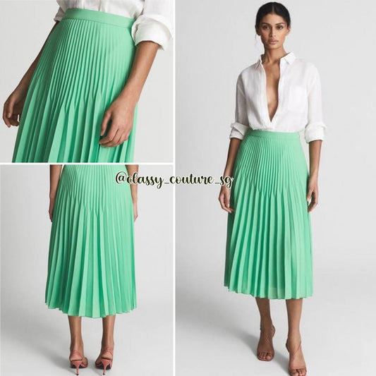 RS Pleated Midi Skirt