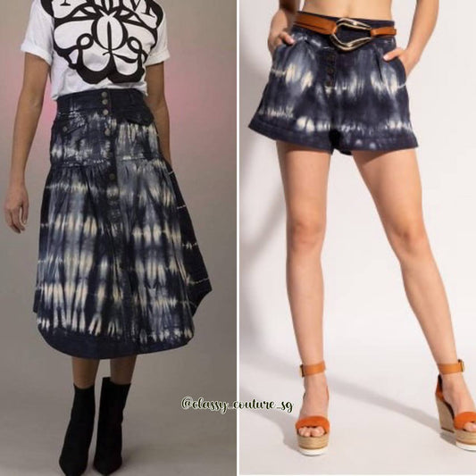 UJ Ares Shorts | Tie Dye Briony Midi Skirt