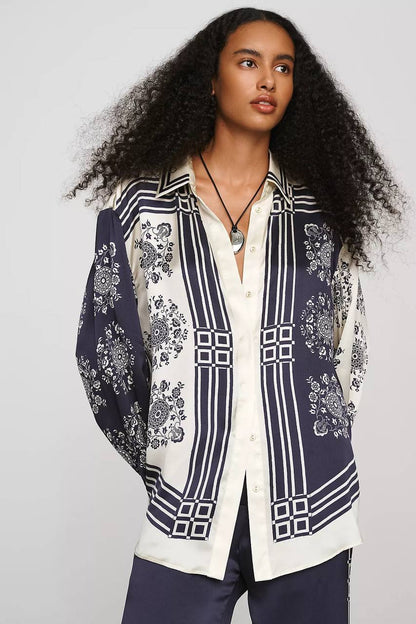 ALM Bandera Silk Buttondown Shirt | Trousers