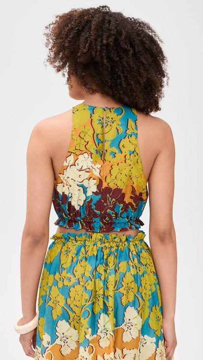 ALM Splice Crop Top | Midi Skirt