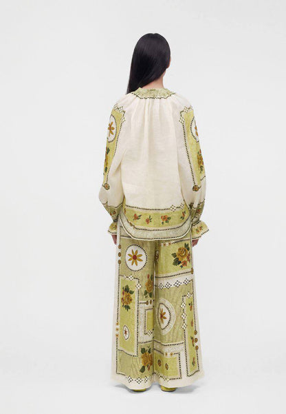 ALM Dixie Ramie Top | Linen Pants