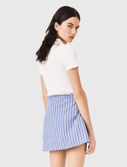 MJ Short Sleeve Polo Knit Shirt with Pockets