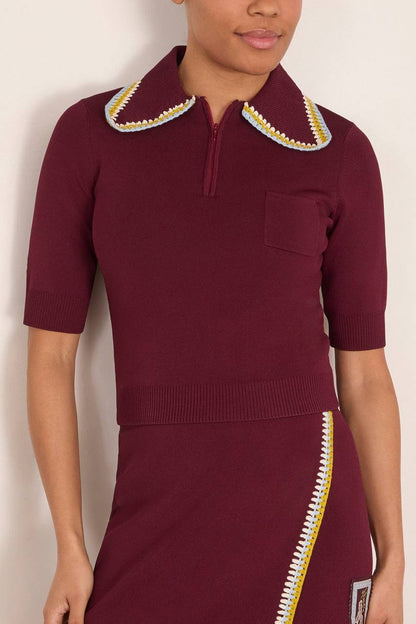 ALM Jasper Knit Polo | Skirt