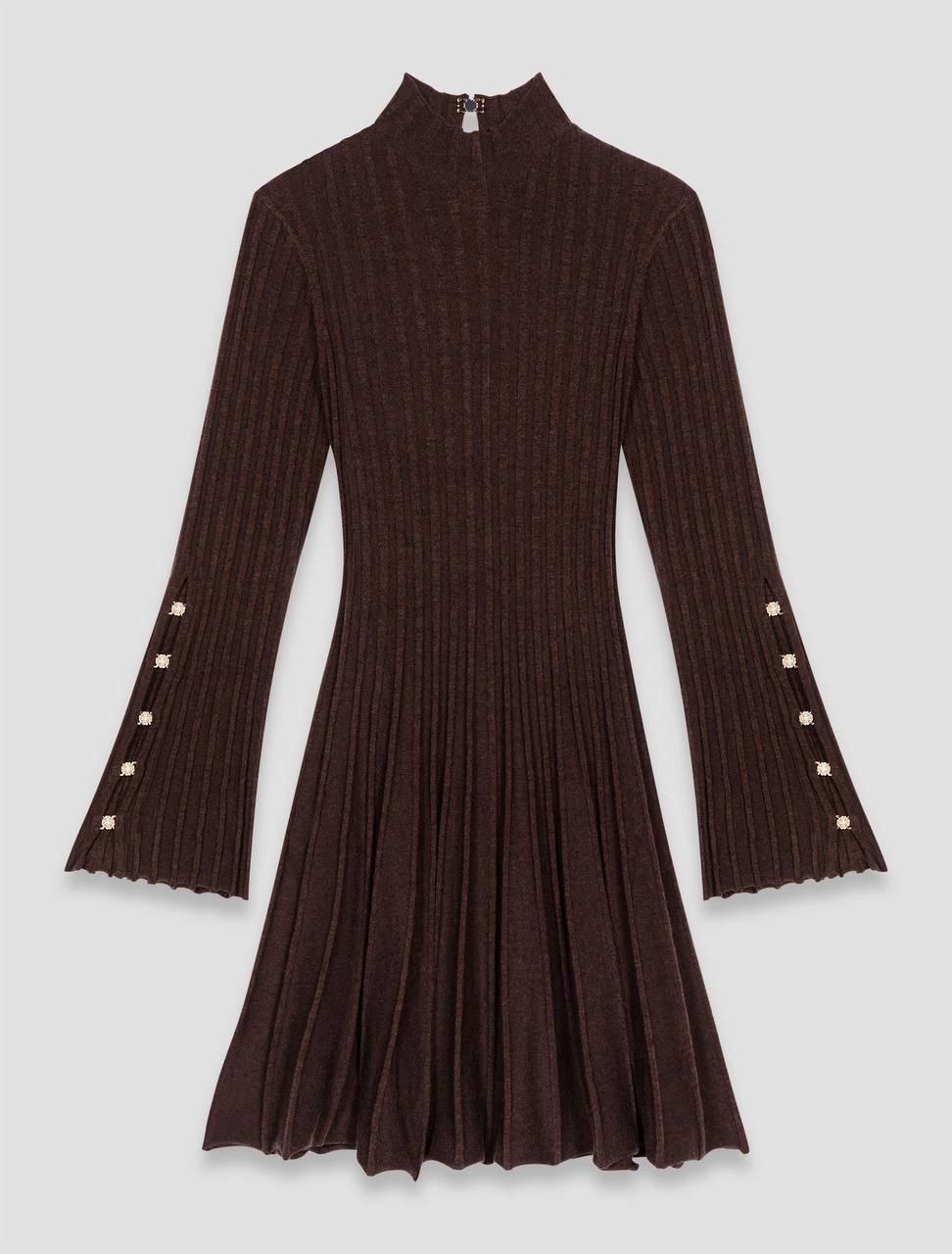 MJ High-Neck Short Skater Dress