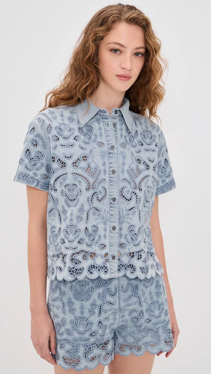 AO Lane Denim Shirt & Kenley Shorts