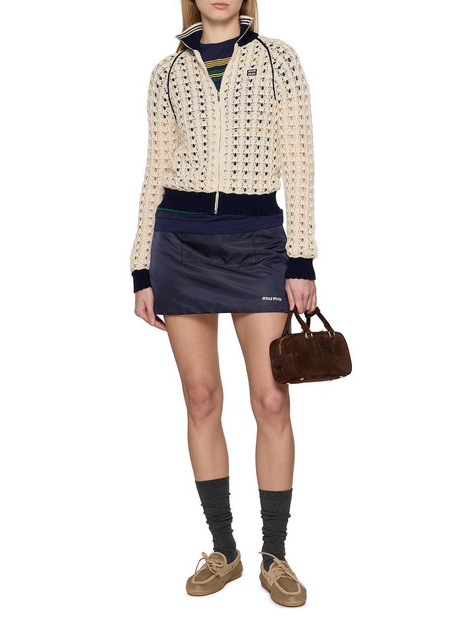 MM Crochet Zip-Up Cardigan