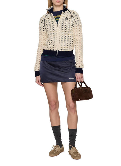 MM Crochet Zip-Up Cardigan