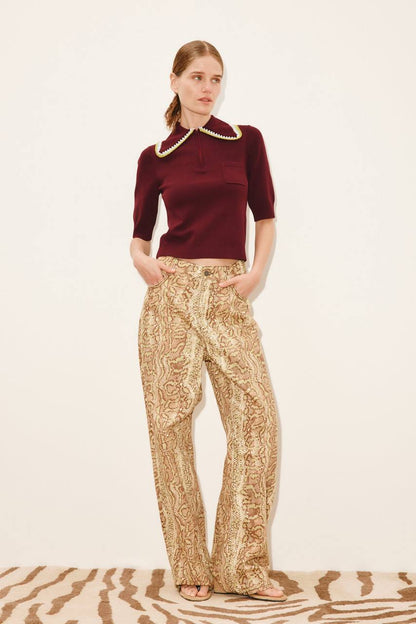 ALM Jasper Knit Polo | Skirt