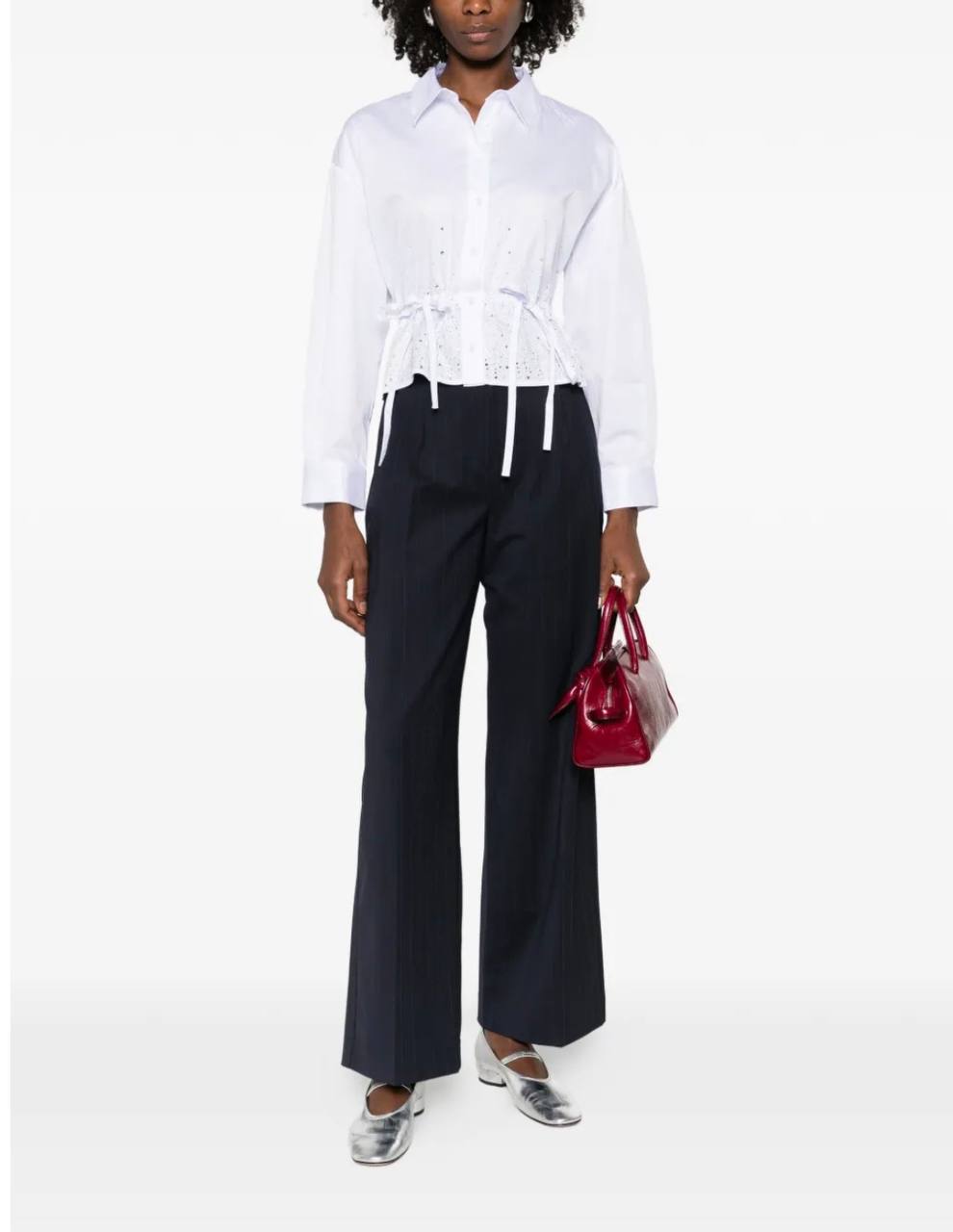 MJ Cotton Embellished Blouse