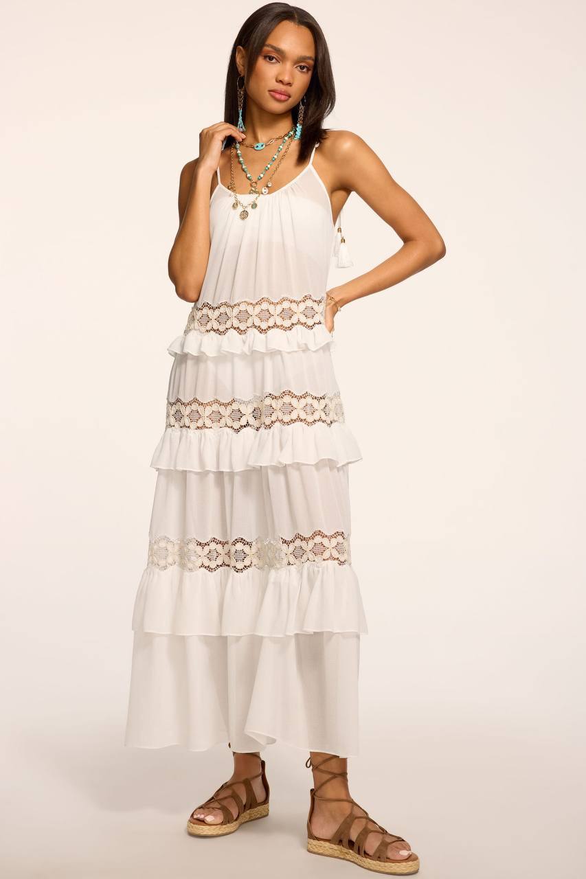 RS Lisbeth Ruffle Maxi Dress