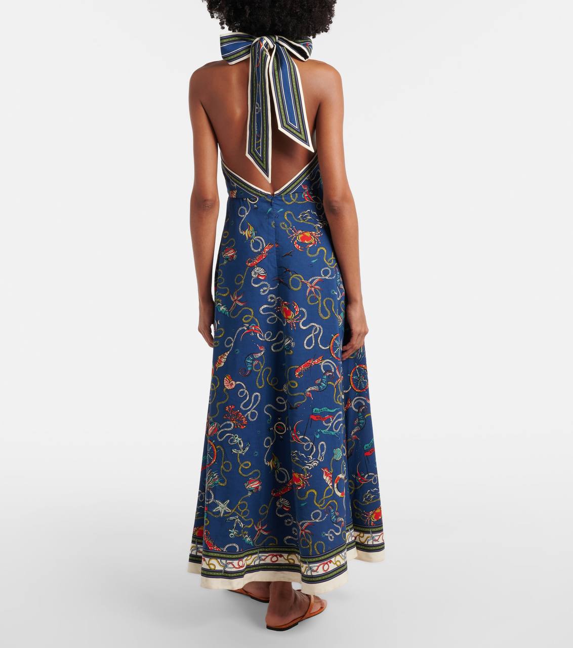 ALM Cove Printed Halterneck Maxi Dress - Image 6