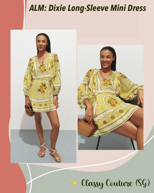 Dixie Long-Sleeve Mini Dress