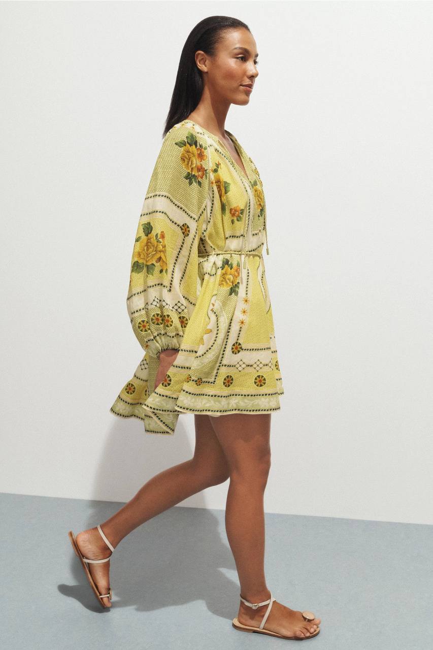 Dixie Long-Sleeve Mini Dress