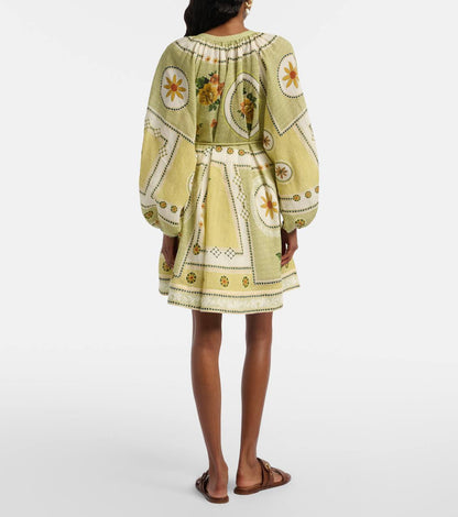 Dixie Long-Sleeve Mini Dress